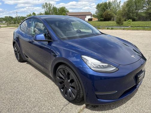 Deep Blue Metallic 2021 Tesla Model Y Performance Dual Motor All-Wheel Drive