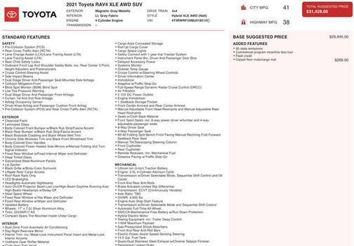 2021 Toyota RAV4 Hybrid XLE