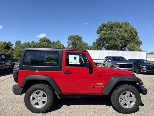 Flame Red 2012 Jeep Wrangler Sport