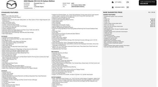 2023 Mazda CX-5 2.5 S Carbon Edition