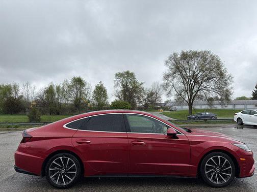 Calypso Red 2021 Hyundai SONATA Limited