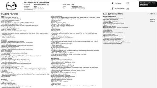 2022 Mazda CX-9 Touring