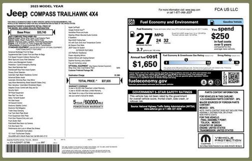 2023 Jeep Compass Trailhawk