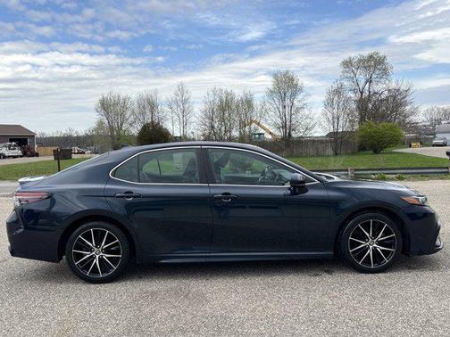Blue 2021 Toyota Camry SE