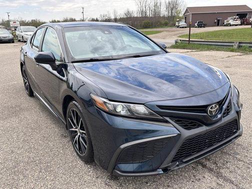 Blue 2021 Toyota Camry SE