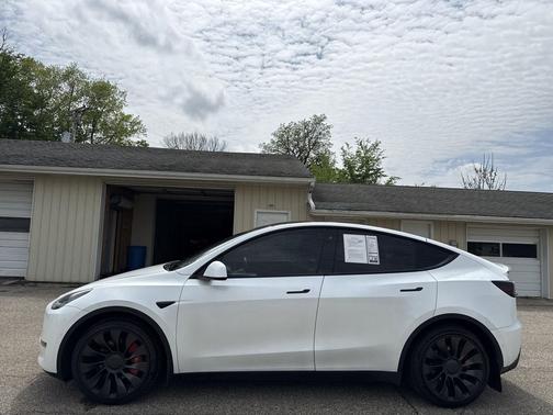 Pearl White Multi-Coat 2020 Tesla Model Y Performance Dual Motor All-Wheel Drive