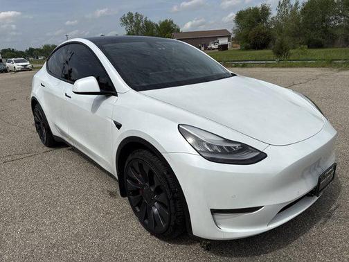 Pearl White Multi-Coat 2020 Tesla Model Y Performance Dual Motor All-Wheel Drive