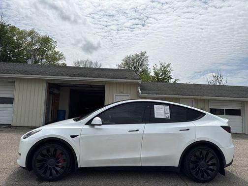 Pearl White Multi-Coat 2020 Tesla Model Y Performance Dual Motor All-Wheel Drive