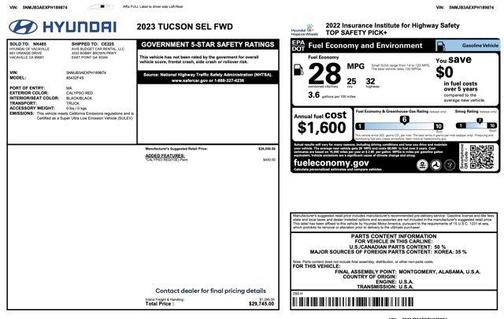 2023 Hyundai TUCSON SEL