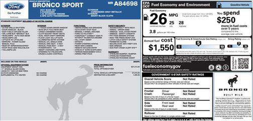 2021 Ford Bronco Sport Base