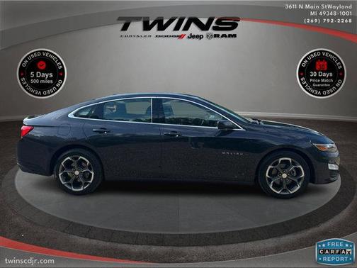 Dark Ash Metallic 2023 Chevrolet Malibu FWD 1LT