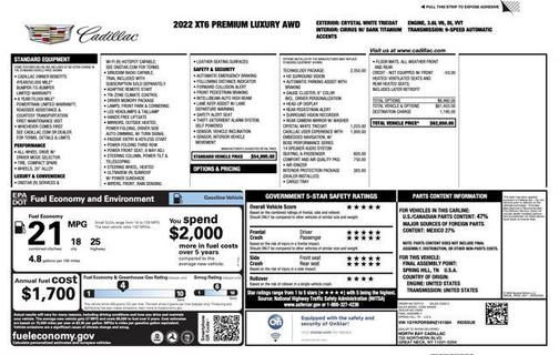 2022 Cadillac XT6 Premium Luxury AWD