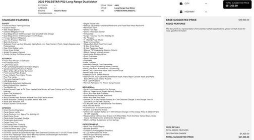 2022 Polestar 2 Long Range Dual Motor