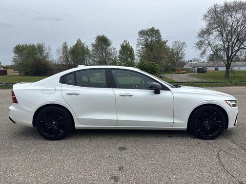 Crystal White Metallic 2024 Volvo S60 B5 Plus Black Edition