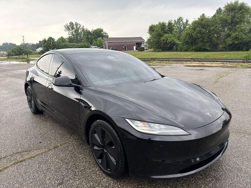 Black 2025 Tesla Model 3 Long Range