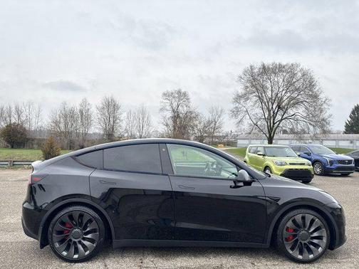 Solid Black 2021 Tesla Model Y Performance Dual Motor All-Wheel Drive