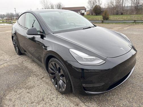 Solid Black 2021 Tesla Model Y Performance Dual Motor All-Wheel Drive