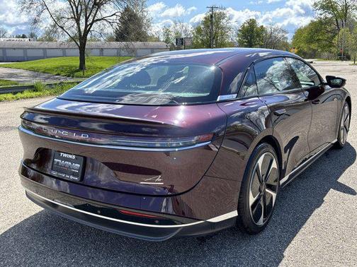 Burgundy 2024 Lucid Air Touring