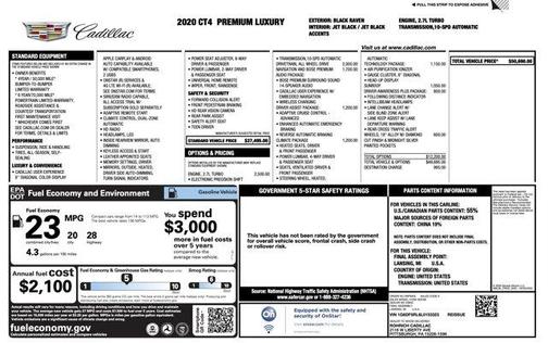2020 Cadillac CT4 Premium Luxury