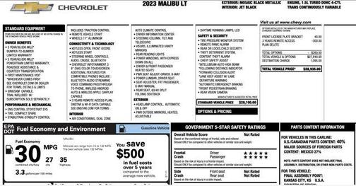 2023 Chevrolet Malibu FWD 1LT