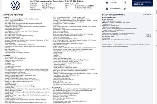 2022 Volkswagen Atlas Cross Sport 3.6L V6 SEL R-Line