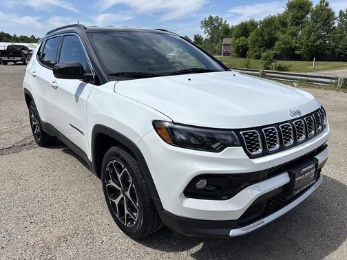Bright White Clearcoat 2025 Jeep Compass Limited