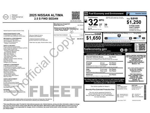 2025 Nissan Altima S FWD