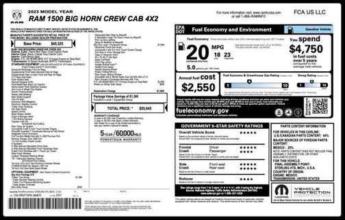 2023 RAM 1500 Big Horn/Lone Star