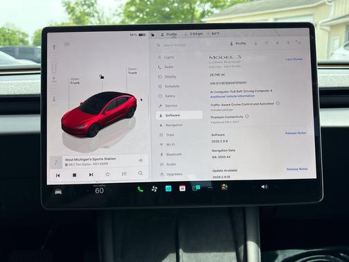 Ultra Red 2025 Tesla Model 3 Long Range