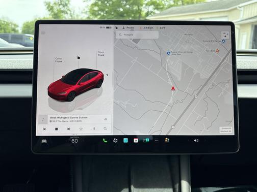 Ultra Red 2025 Tesla Model 3 Long Range