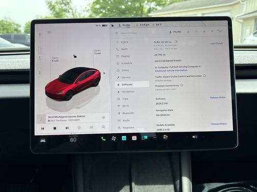 Ultra Red 2025 Tesla Model 3 Long Range