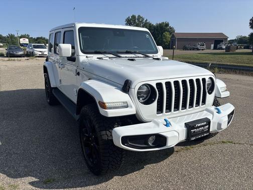 Bright White Clearcoat 2021 Jeep Wrangler Unlimited 4xe Sahara High Altitude