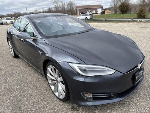 Gray 2020 Tesla Model S Performance