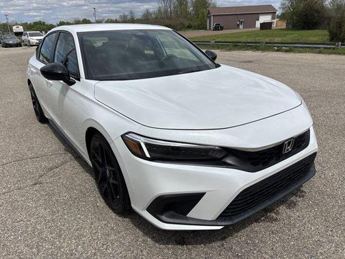 Platinum White Pearl 2022 Honda Civic Sport