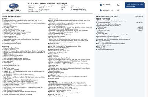 2023 Subaru Ascent Premium 7-Passenger