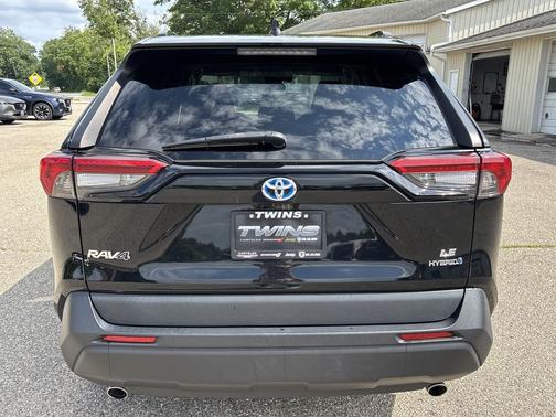 Midnight Black Metallic 2019 Toyota RAV4 Hybrid LE