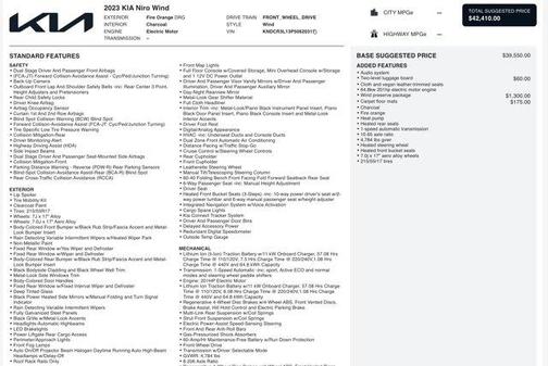 2023 Kia Niro EV Wind