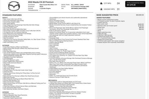 2022 Mazda CX-30 2.5 S Premium Package