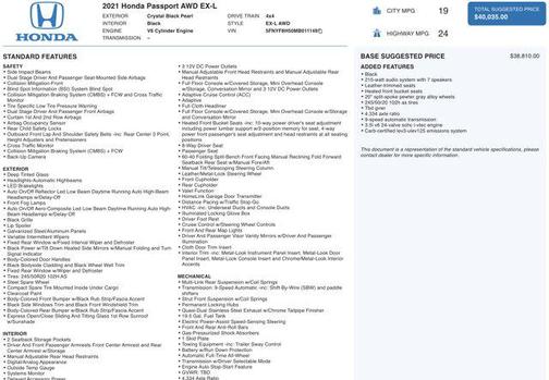 2021 Honda Passport AWD EX-L