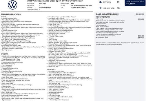 2024 Volkswagen Atlas Cross Sport 2.0T SE w/Technology 4MOTION