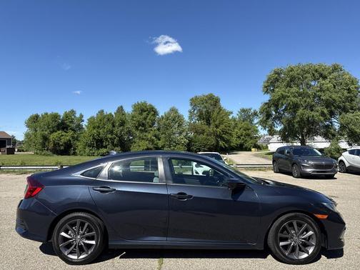 Blue 2021 Honda Civic EX