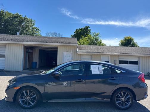 Blue 2021 Honda Civic EX