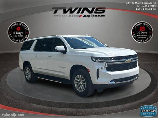 Summit White 2023 Chevrolet Suburban LS