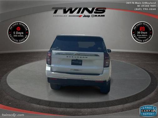 Summit White 2023 Chevrolet Suburban LS