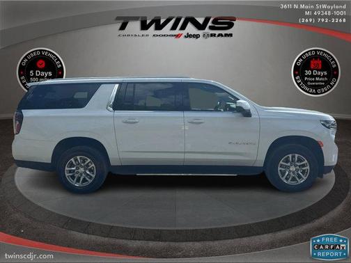 Summit White 2023 Chevrolet Suburban LS