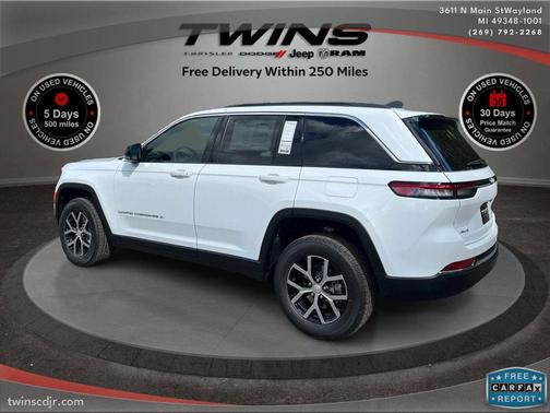 Bright White Clearcoat 2025 Jeep Grand Cherokee Limited