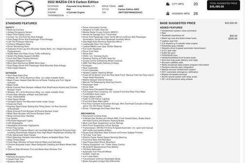 2022 Mazda CX-9 Carbon Edition