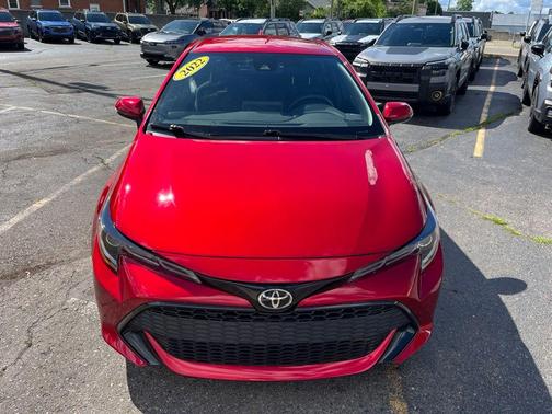 Red 2022 Toyota Corolla Hatchback SE