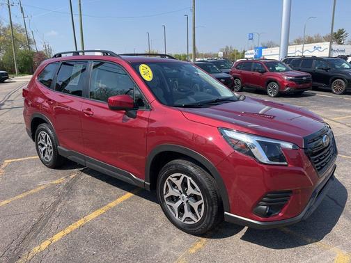 Crimson Red Pearl 2024 Subaru Forester Premium