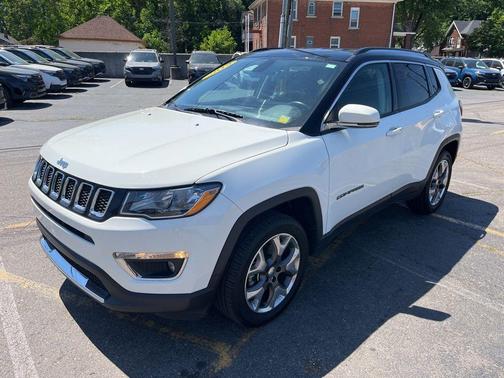 White Clearcoat 2019 Jeep Compass Limited